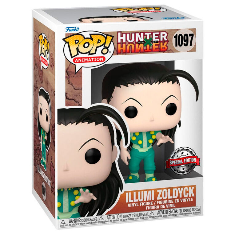 Descubre el apasionante mundo de Figura POP Hunter X Hunter Illumi Zoldyck Exclusiva.
