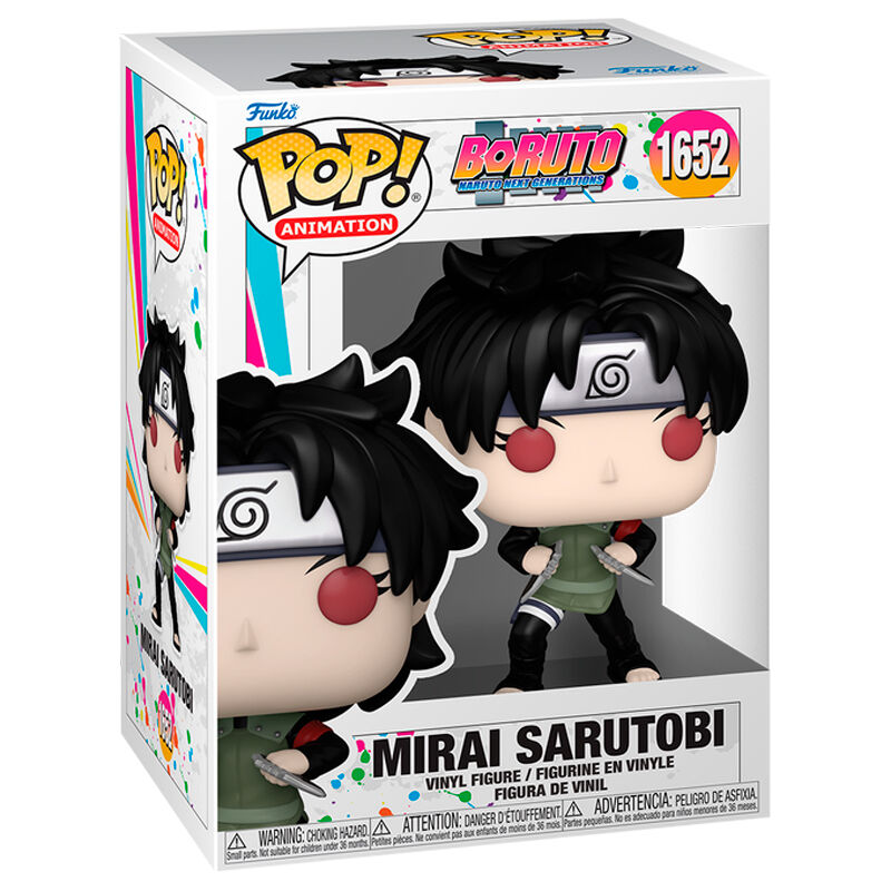 Descubre el apasionante mundo de Figura POP Mirai Sarutobi de Boruto.