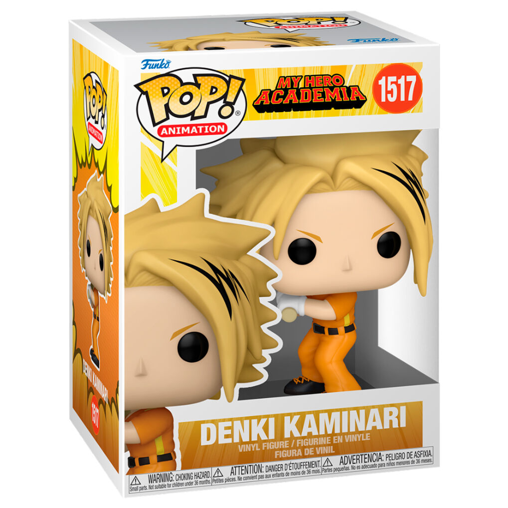 Descubre el apasionante mundo de Figura POP My Hero Academia Denki Kaminari.