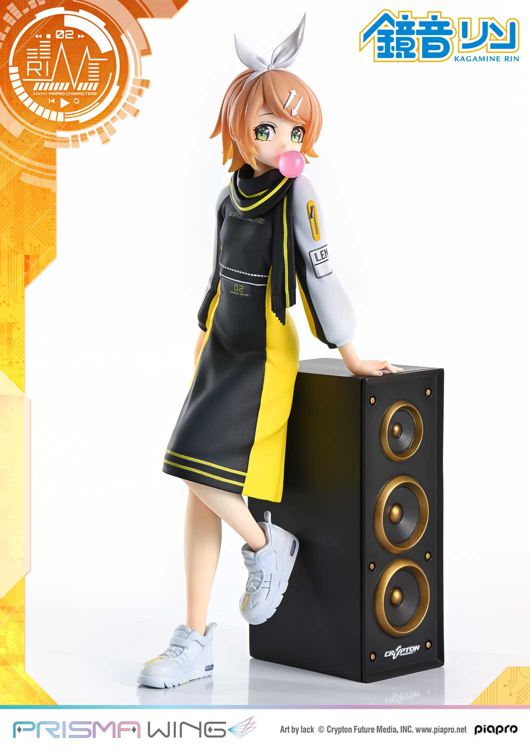 Descubre el apasionante mundo de Figura Prisma Wing Kagamine Rin Arte por Lack.