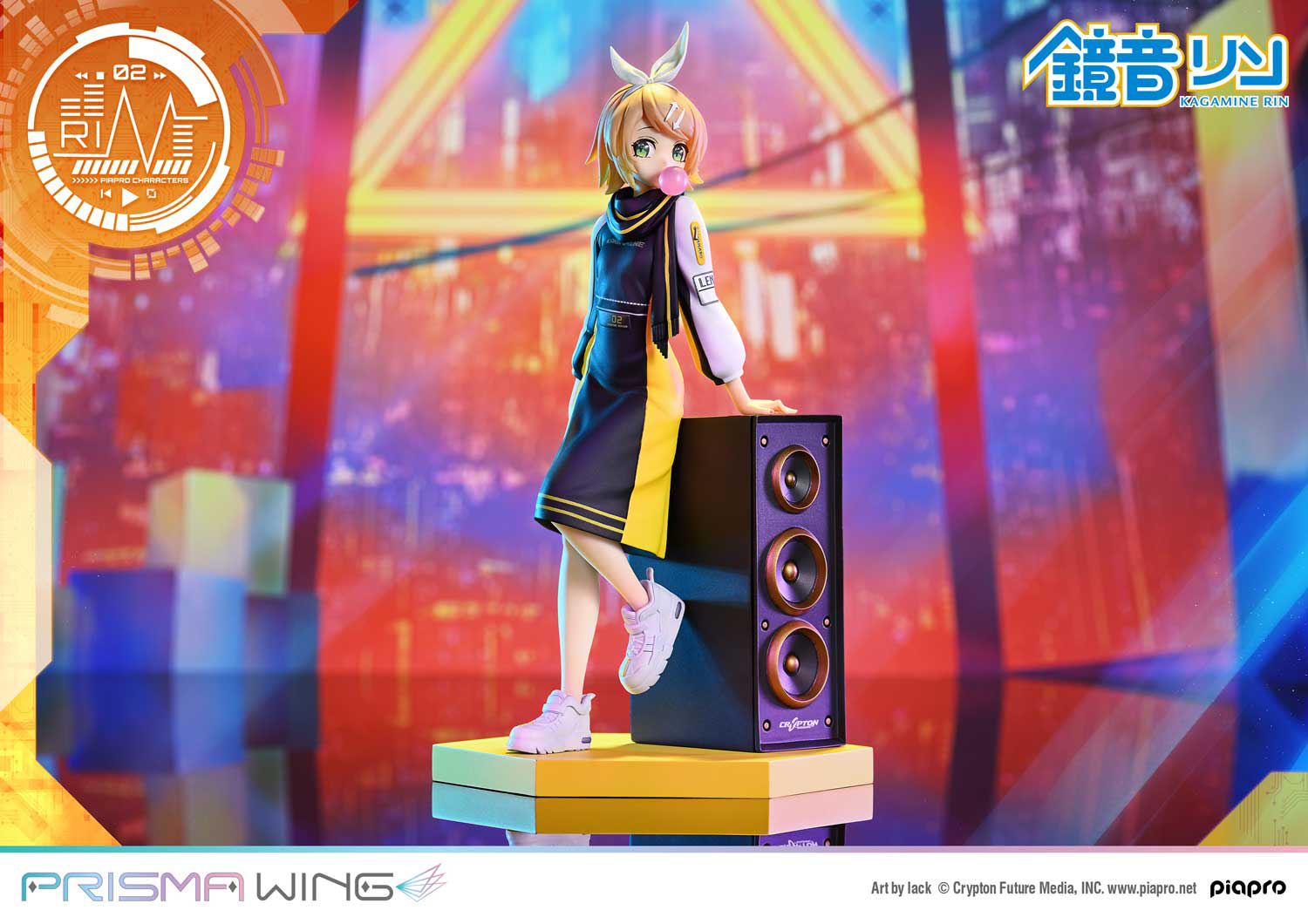 Descubre el apasionante mundo de Figura Prisma Wing Kagamine Rin Arte por Lack.