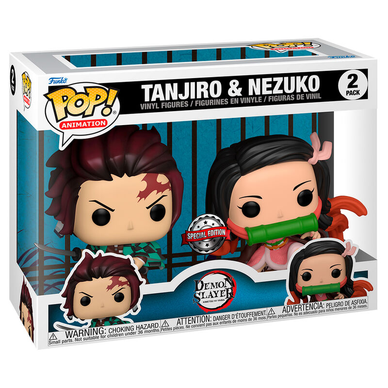 Descubre el apasionante mundo de Figuras POP Demon Slayer Tanjiro y Nezuko Exclusivas.