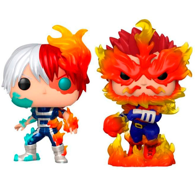Descubre el apasionante mundo de Figuras POP My Hero Academia Shoto Todoroki y Endeavor Exclusivo.