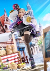Descubre el apasionante mundo de Figura Bridget Versión Púrpura Guilty Gear Strive.