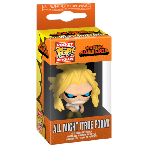 Descubre el apasionante mundo de Llavero Pocket POP My Hero Academia All Might Estado Débil.