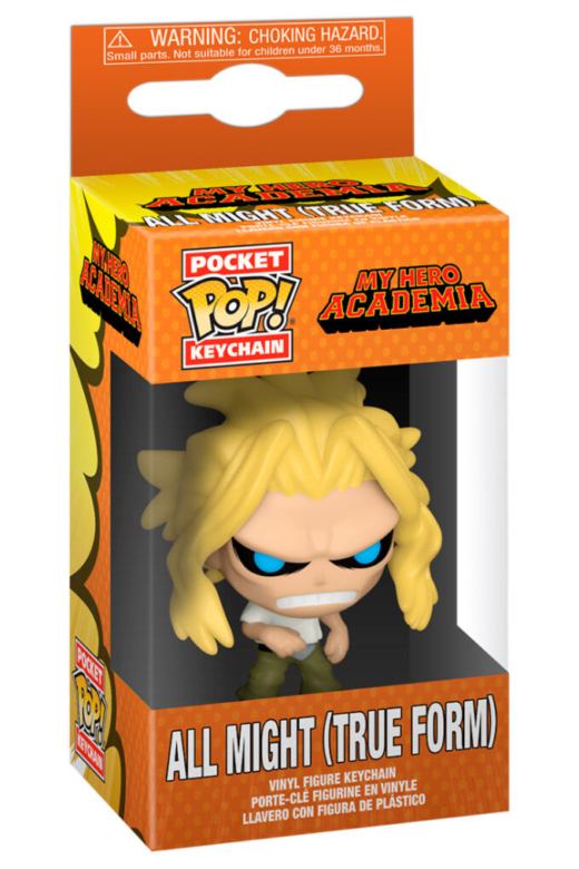 Descubre el apasionante mundo de Llavero Pocket POP My Hero Academia All Might Estado Débil.