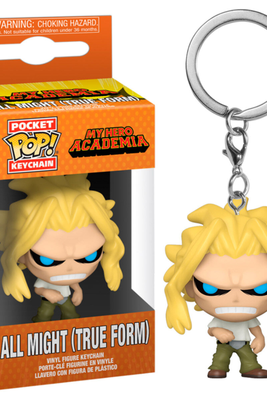 Descubre el apasionante mundo de Llavero Pocket POP My Hero Academia All Might Estado Débil.