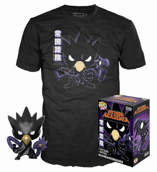 Descubre el apasionante mundo de Figura y Camiseta My Hero Academia Tokoyami POP.