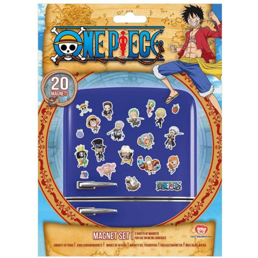 Descubre el apasionante mundo de Imanes Chibi One Piece Blister 20 Unidades.