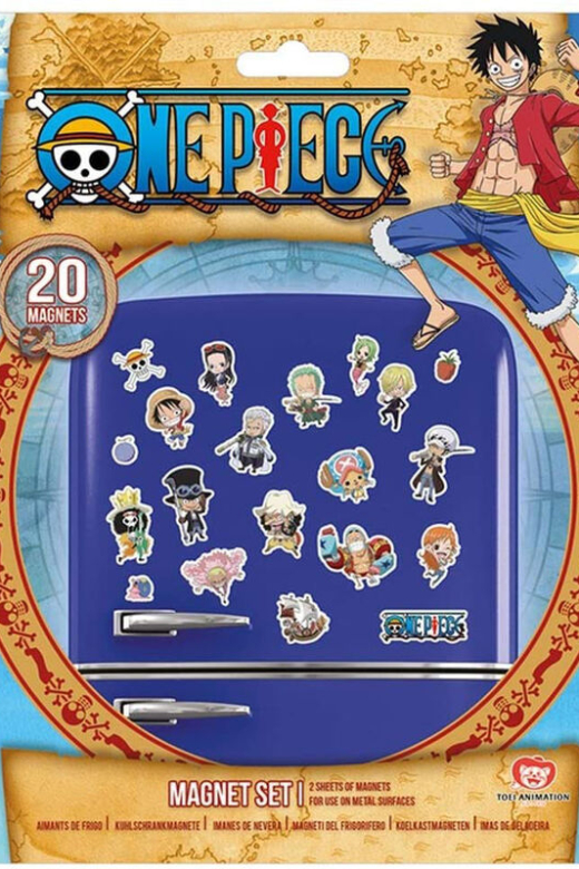 Descubre el apasionante mundo de Imanes Chibi One Piece Blister 20 Unidades.
