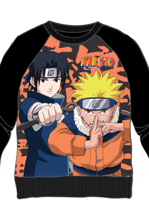 Descubre el apasionante mundo de Sudadera infantil Naruto y Sasuke.