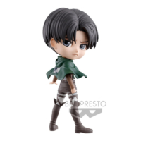 Descubre el apasionante mundo de Figura Levi Versión B Attack On Titan Q Posket 14cm.