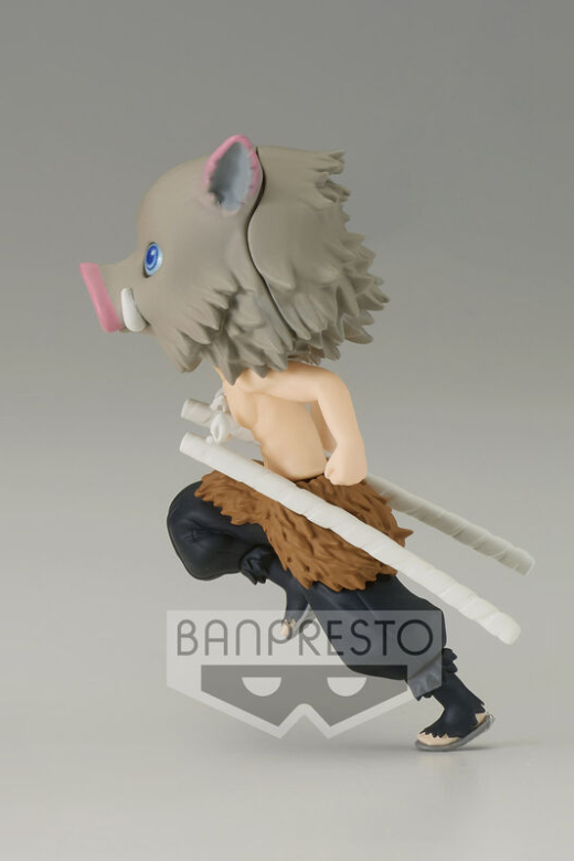 Descubre el apasionante mundo de Figura Inosuke Hashibira Demon Slayer Kimetsu No Yaiba Q posket 7cm.