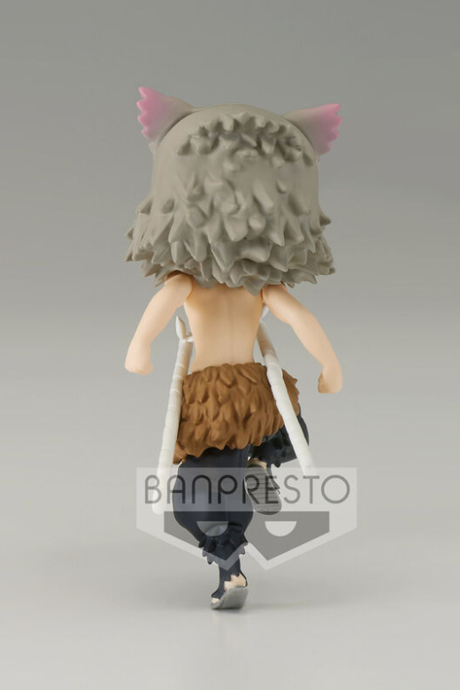 Descubre el apasionante mundo de Figura Inosuke Hashibira Demon Slayer Kimetsu No Yaiba Q posket 7cm.