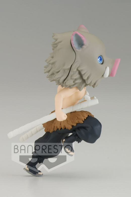 Descubre el apasionante mundo de Figura Inosuke Hashibira Demon Slayer Kimetsu No Yaiba Q posket 7cm.