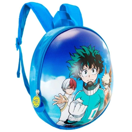 Descubre el apasionante mundo de Mochila Eggy My Hero Academia 28 cm.