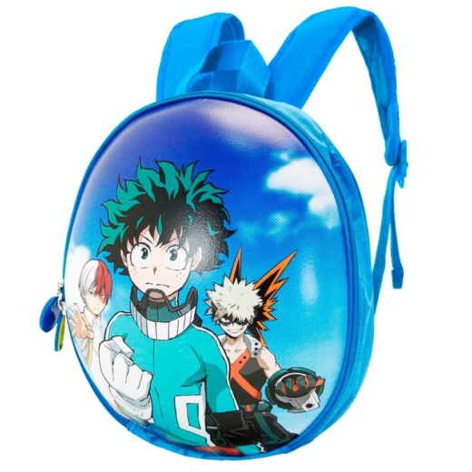 Descubre el apasionante mundo de Mochila Eggy My Hero Academia 28 cm.