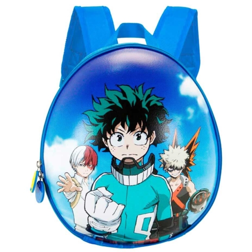 Descubre el apasionante mundo de Mochila Eggy My Hero Academia 28 cm.
