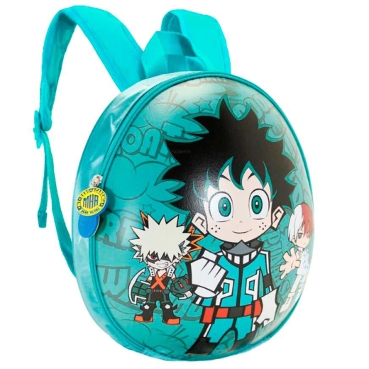 Descubre el apasionante mundo de Mochila Eggy My Hero Academia 28cm.
