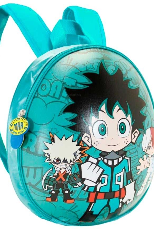 Descubre el apasionante mundo de Mochila Eggy My Hero Academia 28cm.
