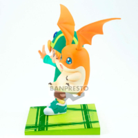 Descubre el apasionante mundo de Figura Takeru y Patamon Digimon Adventure 15cm.