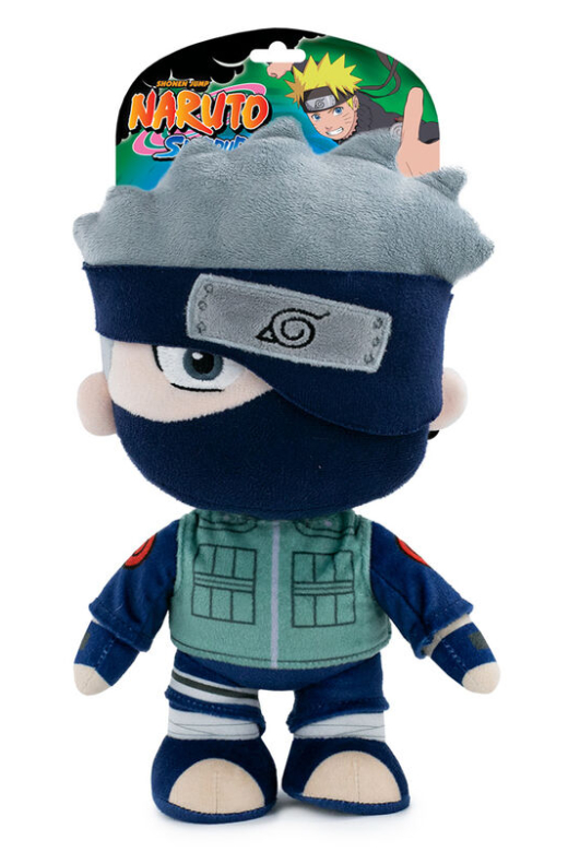 Descubre el apasionante mundo de Peluche Kakashi Hatake Naruto Shippuden 27 cm.