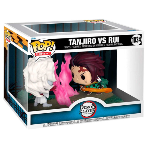 Descubre el apasionante mundo de Figura POP Moment Tanjiro vs Rui de Demon Slayer.