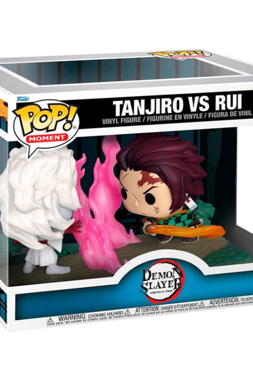 Descubre el apasionante mundo de Figura POP Moment Tanjiro vs Rui de Demon Slayer.
