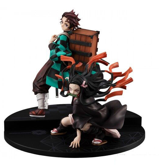 Descubre el apasionante mundo de Figura Hermano y Hermana Kamado Demon Slayer 17cm.