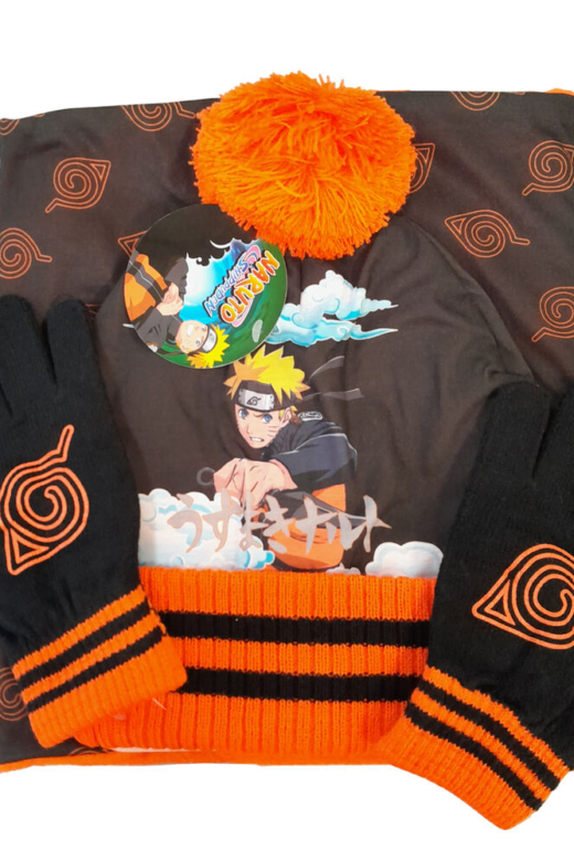 Descubre el apasionante mundo de Conjunto Gorro Braga y Guantes Naruto.