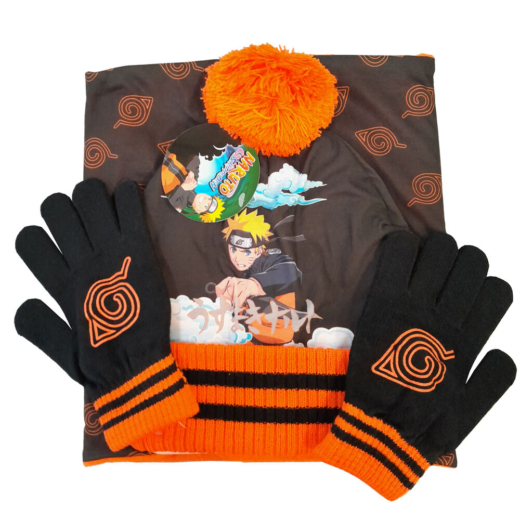 Descubre el apasionante mundo de Conjunto Gorro Braga y Guantes Naruto.