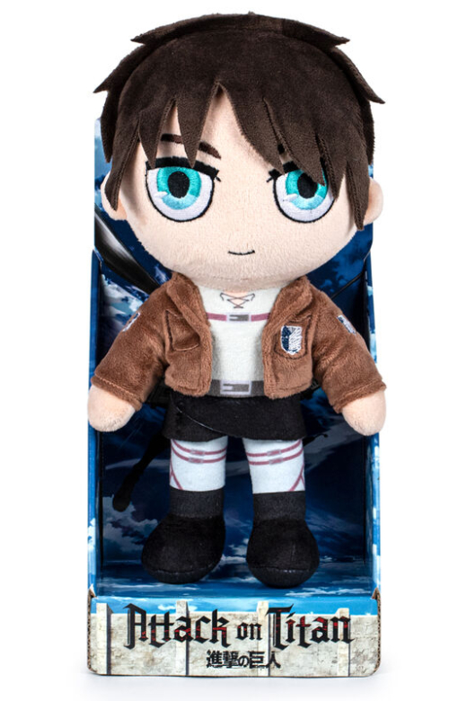 Descubre el apasionante mundo de Peluche Eren de Attack on Titan 27cm.