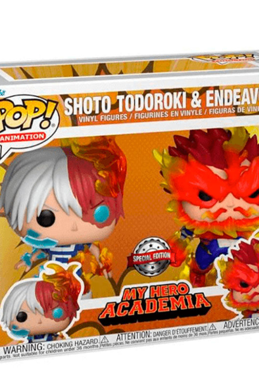 Descubre el apasionante mundo de Figuras POP My Hero Academia Shoto Todoroki y Endeavor Exclusivo.