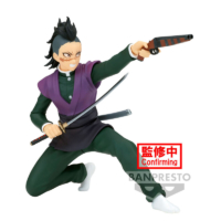 Descubre el apasionante mundo de Figura Genya Shinazugawa Vibration Stars Demon Slayer 12cm.