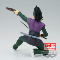 Descubre el apasionante mundo de Figura Genya Shinazugawa Vibration Stars Demon Slayer 12cm.