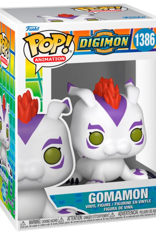 Descubre el apasionante mundo de Figura POP Gomamon de Digimon.