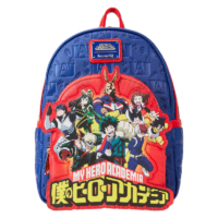 Descubre el apasionante mundo de Mochila Logo en Relieve My Hero Academia Loungefly 26cm.