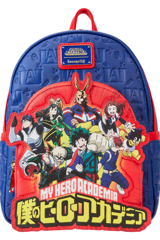 Descubre el apasionante mundo de Mochila Logo en Relieve My Hero Academia Loungefly 26cm.