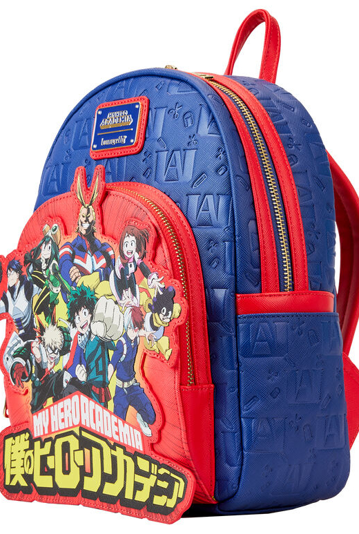 Descubre el apasionante mundo de Mochila Logo en Relieve My Hero Academia Loungefly 26cm.