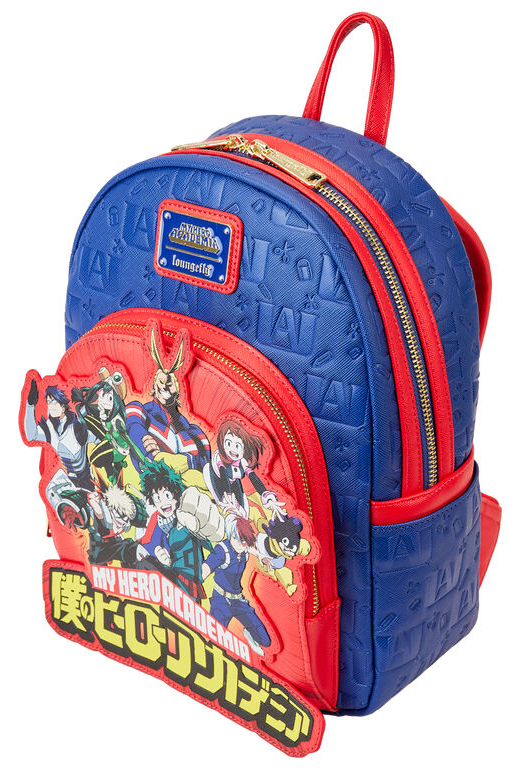 Descubre el apasionante mundo de Mochila Logo en Relieve My Hero Academia Loungefly 26cm.