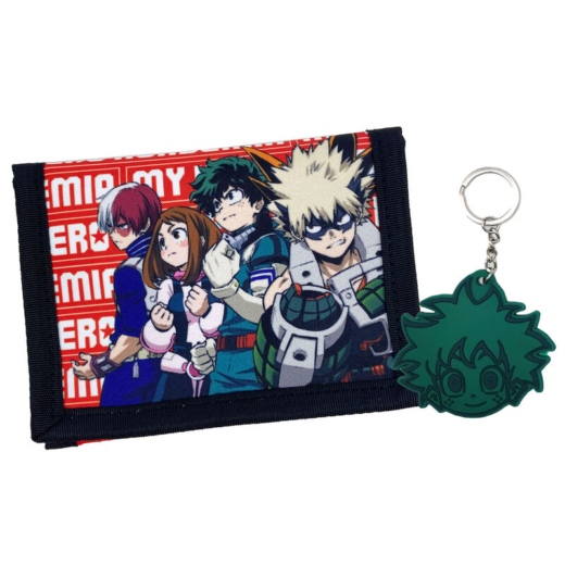 Descubre el apasionante mundo de Set cartera y llavero My Hero Academia.