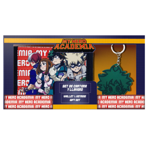 Descubre el apasionante mundo de Set cartera y llavero My Hero Academia.