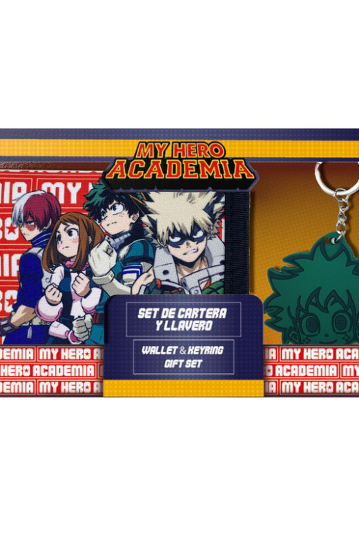 Descubre el apasionante mundo de Set cartera y llavero My Hero Academia.