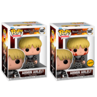 Descubre el apasionante mundo de Figura POP Armin Arlelt Attack on Titan Chase.