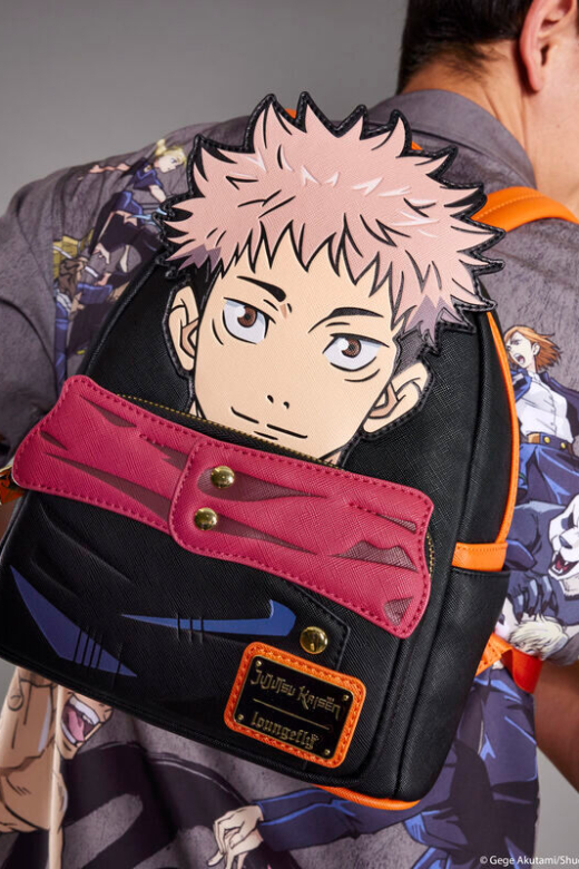 Descubre el apasionante mundo de Mochila Yuji Itadori Jujutsu Kaisen Loungefly.