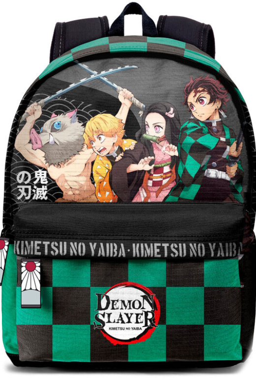 Descubre el apasionante mundo de Mochila Demon Slayer Kimetsu No Yaiba 34cm adaptable.
