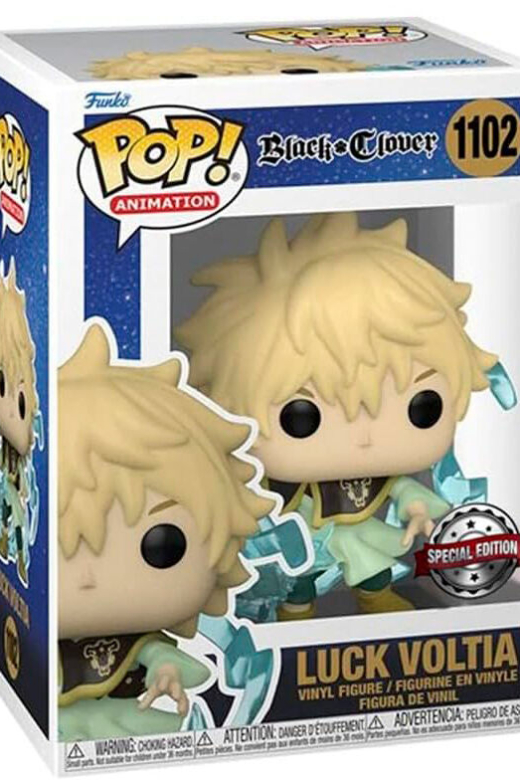 Descubre el apasionante mundo de Figura POP Black Clover Luck Voltia Exclusiva.