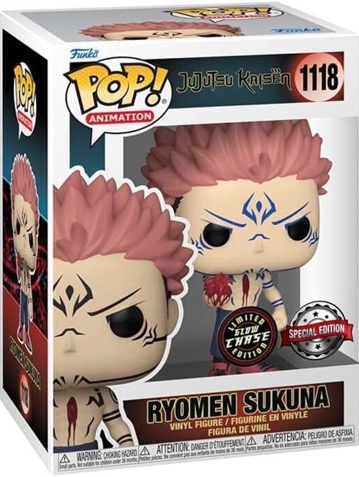 Descubre el apasionante mundo de Figura POP Jujutsu Kaisen Ryomen Sukuna Exclusiva Chase.