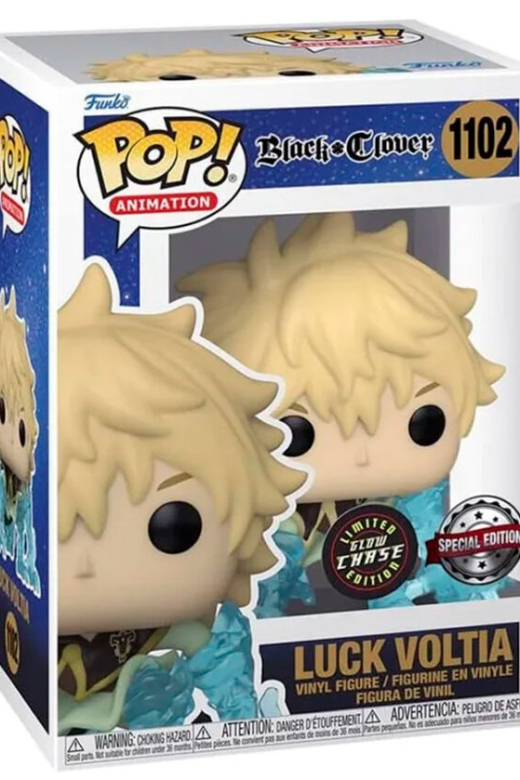 Descubre el apasionante mundo de Figura POP Luck Voltia Black Clover Chase Exclusiva.