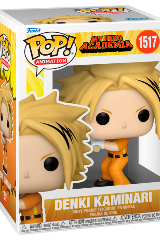 Descubre el apasionante mundo de Figura POP My Hero Academia Denki Kaminari.